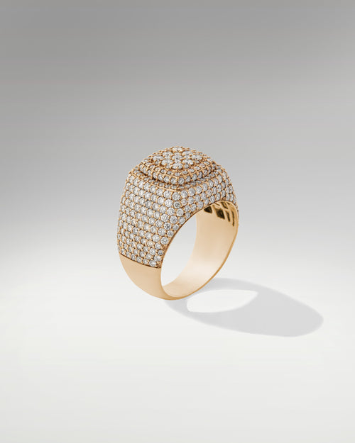 10k Yellow Gold Diamond Ring at Lucid Diamond Co.