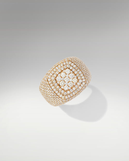 10k Yellow Gold Diamond Ring at Lucid Diamond Co.