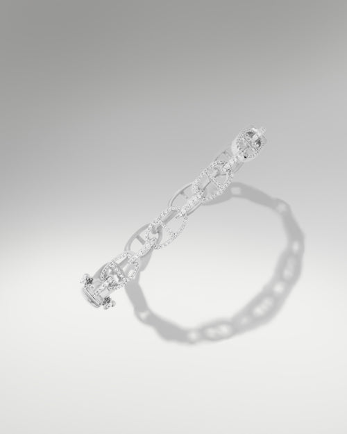 14k White Gold 2.05ct Diamond Bangle at Lucid Diamond Co. in Dallas
