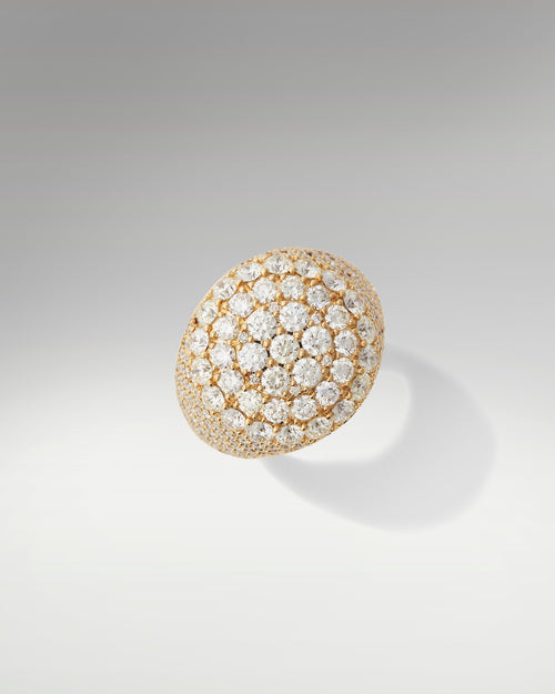 14k Yellow Gold Diamond Ring at Lucid Diamond Co.