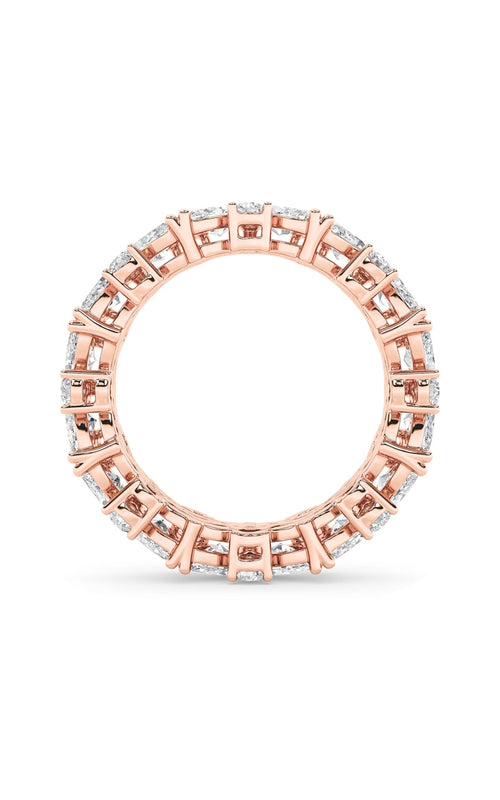 3CTW Marquise Shaped Lab Grown Diamond (F/VVS) Eternity Band Ring in 14K Gold