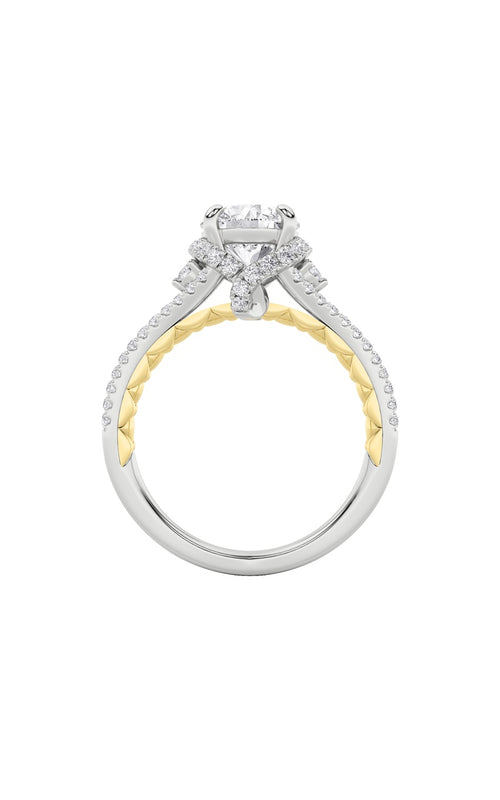 2CTW Round Shaped Lab Grown Diamond (F/VS) Solitaire Engagement Ring in 14K Gold