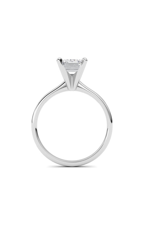 2CTW Radiant Shaped Lab Grown Diamond Classic Solitaire Ring in 14K Gold (F/VS)