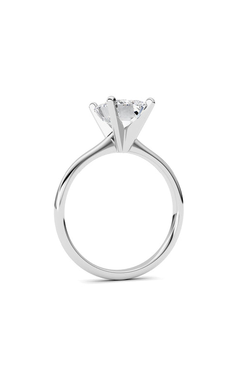 2CTW Radiant Shaped Lab Grown Diamond Classic Solitaire Ring in 14K Gold (F/VS)