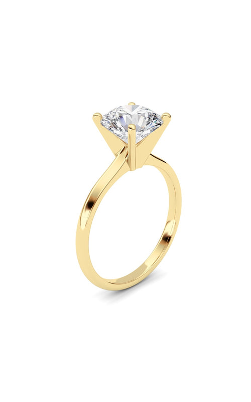 1CTW Round Shaped Lab Grown Diamond Classic Solitaire Ring in 14K Gold (F/VS)