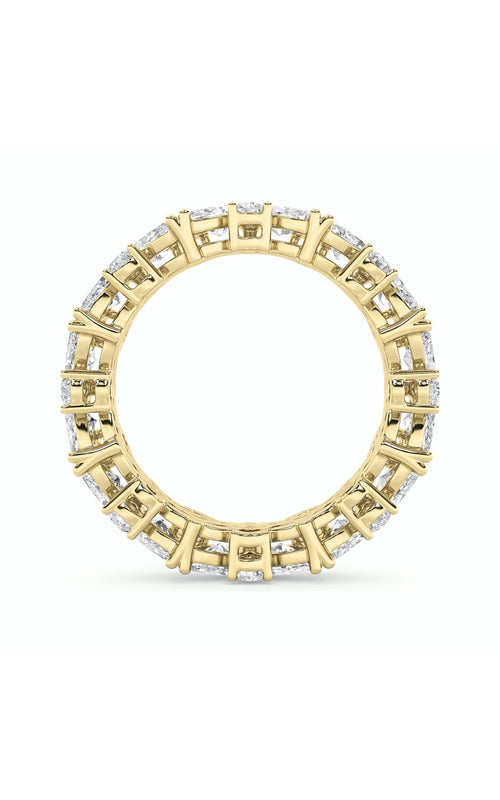 3CTW Marquise Shaped Lab Grown Diamond (F/VVS) Eternity Band Ring in 14K Gold