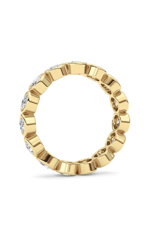 1.5CTW Round Shaped Lab Grown Diamond (F/VS) Eternity Band Ring in 14K Gold
