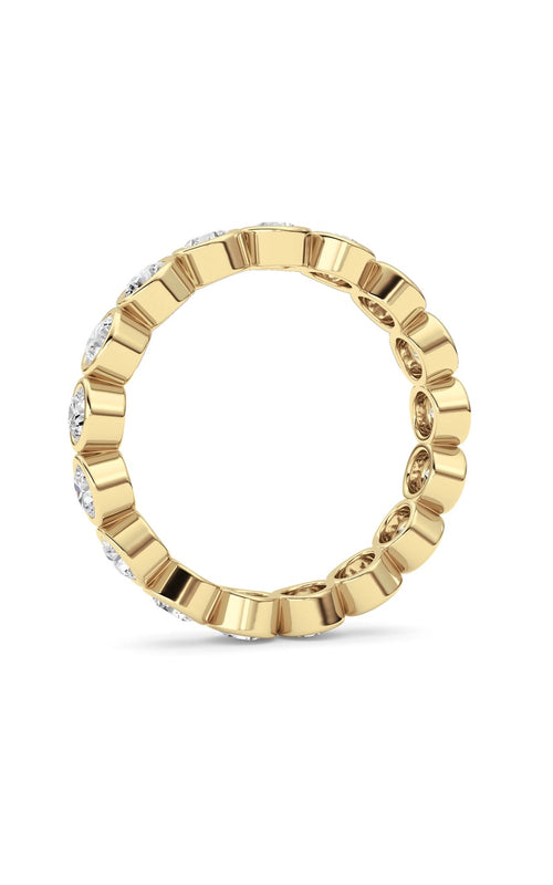 1.8CTW Round Shaped Lab Grown Diamond (F/VS) Eternity Band Ring in 14K Gold