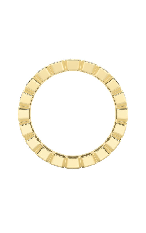 2.5CTW Emerald Shaped Lab Grown Diamond (F/VS) Eternity Band Ring in 14K Gold