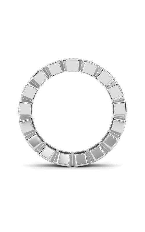 2.5CTW Emerald Shaped Lab Grown Diamond (F/VS) Eternity Band Ring in 14K Gold