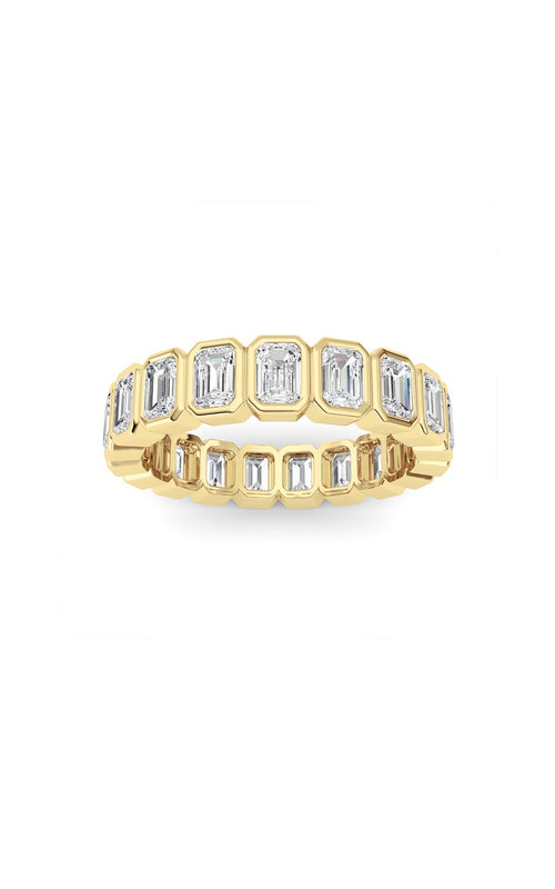 2.75CTW Emerald Shaped Lab Grown Diamond (F/VS) Eternity Band Ring in 14K Gold