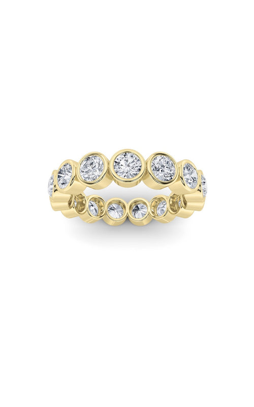 2.7CTW Round Shaped Lab Grown Diamond (F/VS) Eternity Band Ring in 14K Gold
