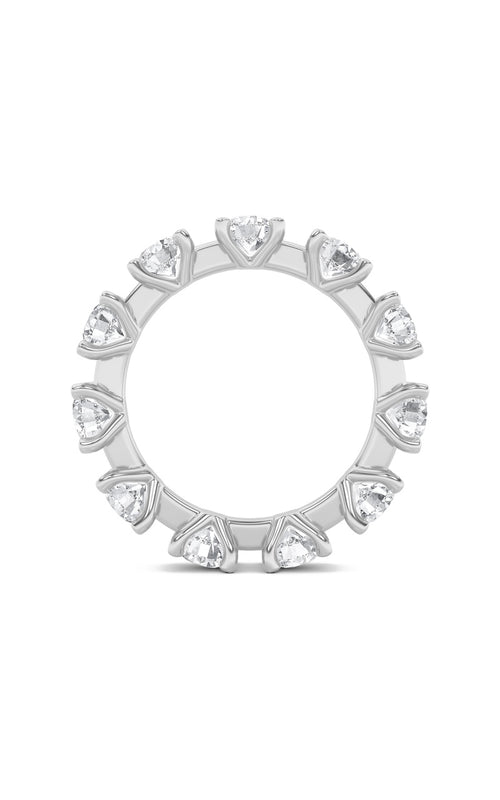 3CTW Round Shaped Lab Grown Diamond (F/VS) Eternity Band Ring in 14K Gold