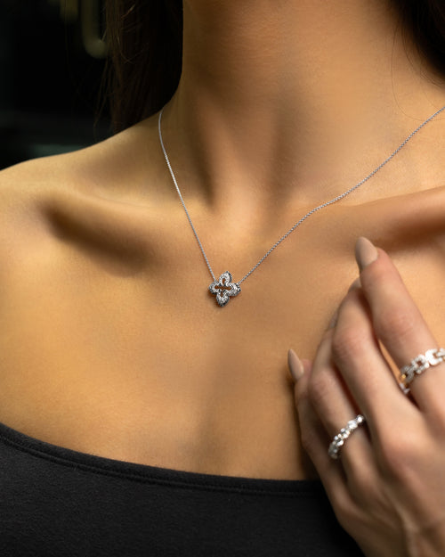 Women's Fancy Diamond Pendant at Lucid Diamond Co.