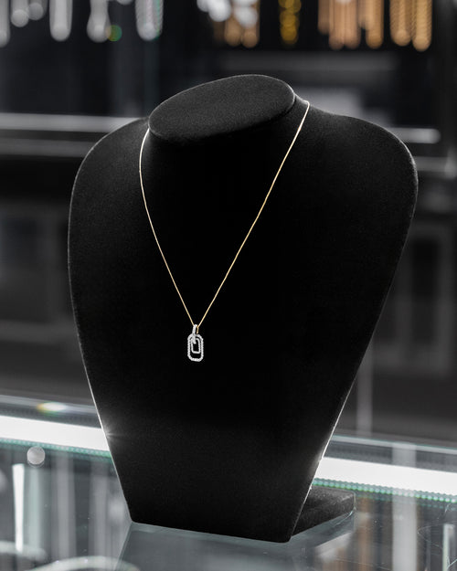 Women's Fancy Style Diamond Pendant Necklace at Lucid Diamond Co.
