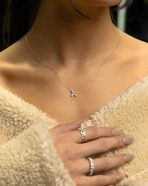 Women's Fancy Style Diamond Pendant at Lucid Diamond Co.