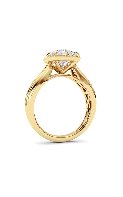 14K White Gold Ring KJ02491R.CE-3-21F