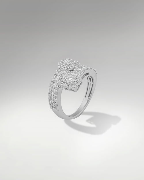 10k White Gold 0.97ct Diamond Ring at Lucid Diamond Co. in Dallas