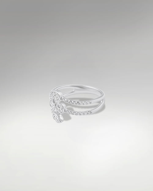 10k White Gold Diamond Ring at Lucid Diamond Co. in Dallas