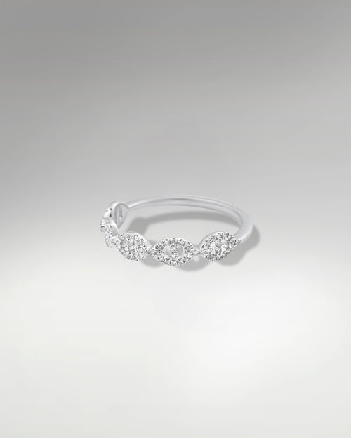 10k White Gold Mariner Diamond Ring at Lucid Diamond Co. in Dallas