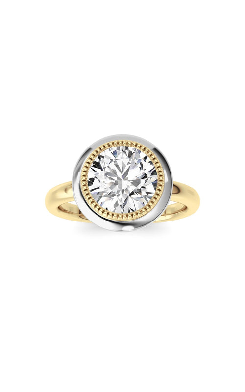 14K Yellow Gold, 14K White Gold Ring KJ03074R.RD-2-26F