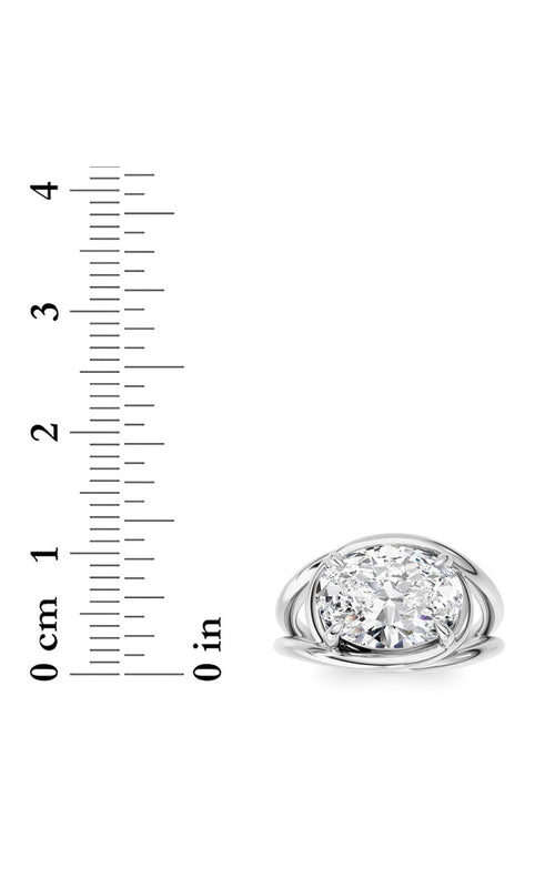 14K White Gold Ring KJ03285R.OV-3-21F