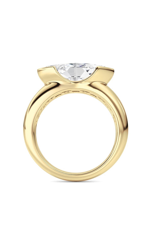 14K White Gold Ring KJ03288R.MQ-3-21F