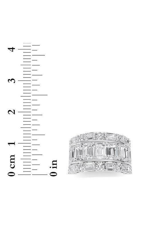 14K White Gold Ring KJ03408R.EM-RD-7-21F