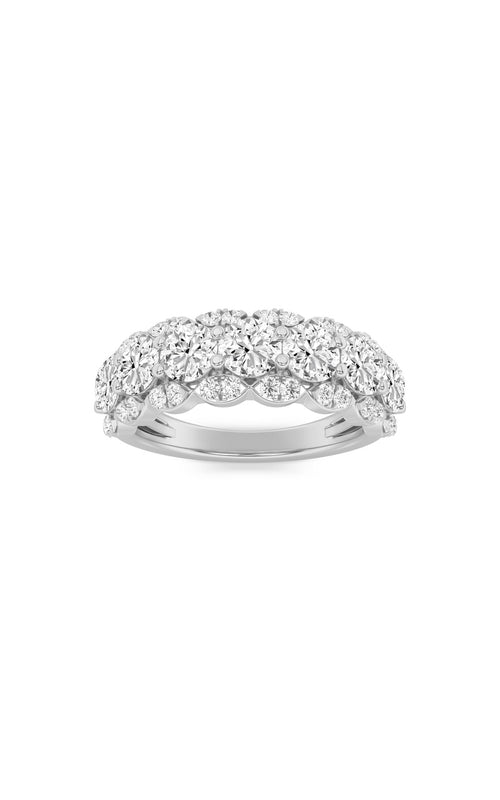 2CTW Round Shaped Lab Grown Diamond (F/VS) Multi Stone Band Ring in 14K Gold
