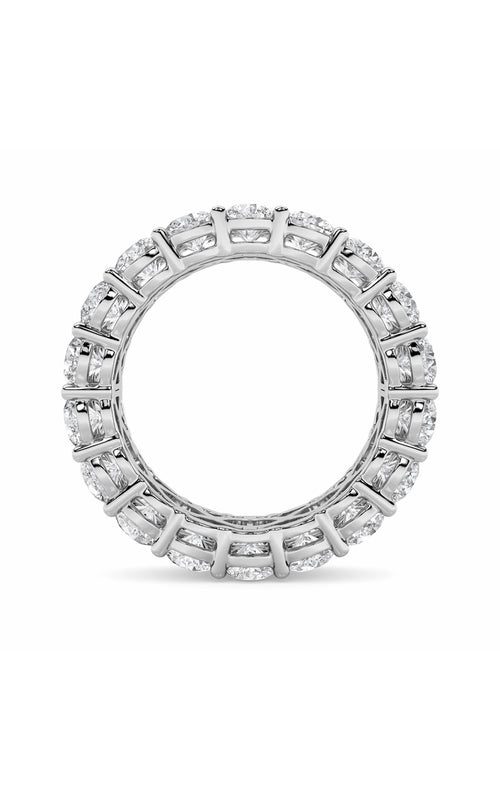 8CTW Round Shaped Lab Grown Diamond (F/VS) Eternity Band Ring in 14K Gold