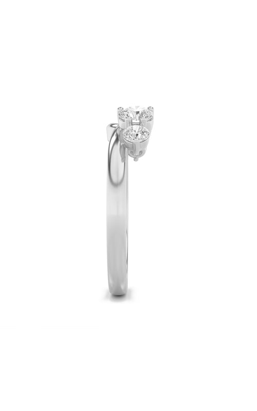 0.75CTW Round Shaped Lab Grown Diamond (F/VS) Fashion Wrap Ring in 14K Gold
