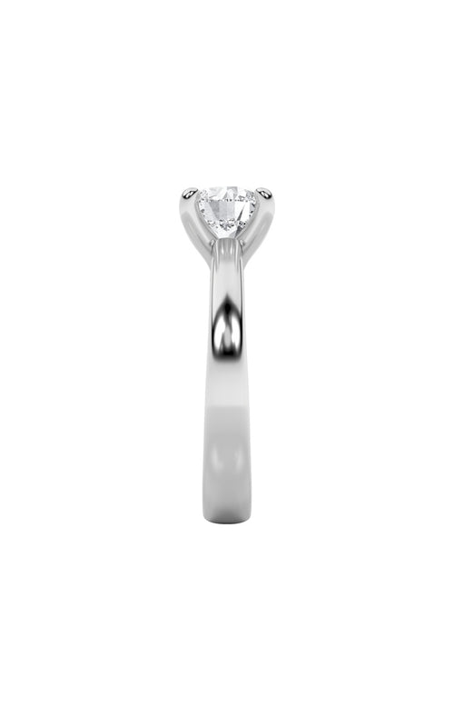 2CTW Round Shaped Lab Grown Diamond (E/VS) Classic Solitaire Engagement Ring in 14K Gold