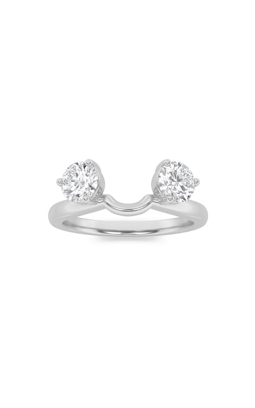 1CTW Round Shaped Lab Grown Diamond (F/VS) Wrap Ring in 14K Gold