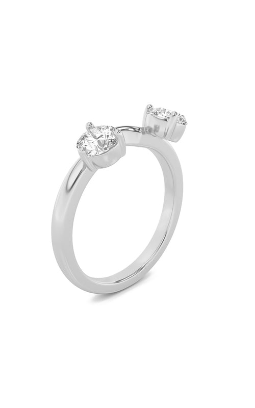 1CTW Round Shaped Lab Grown Diamond (F/VS) Wrap Ring in 14K Gold
