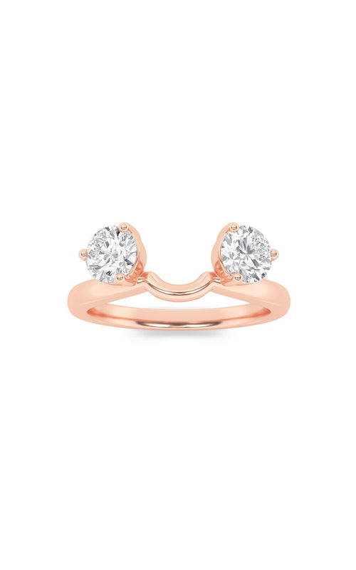 1CTW Round Shaped Lab Grown Diamond (F/VS) Wrap Ring in 14K Gold