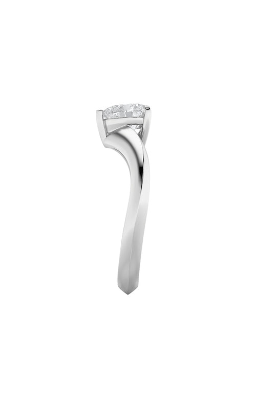 1CTW Heart Shaped Lab Grown Diamond (F/VS) Heart Shaped Ring in 14K Gold