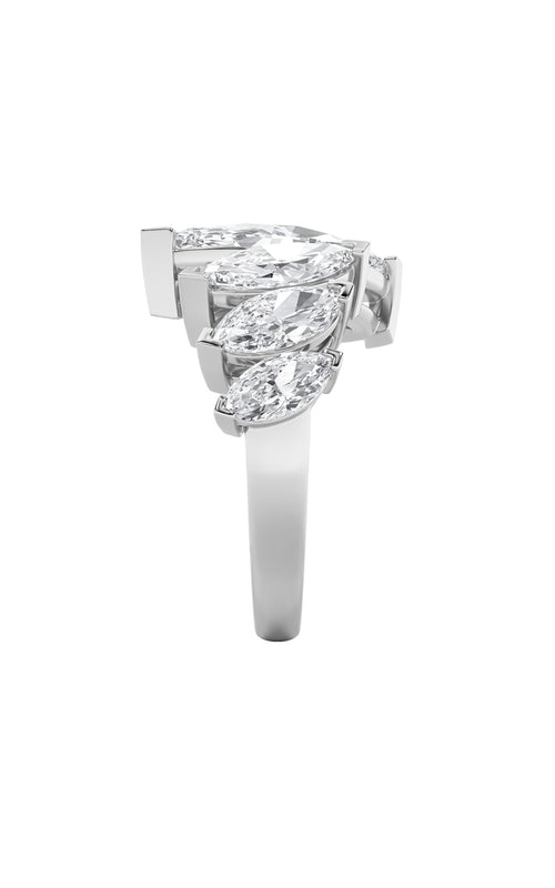 2.5CTW Marquise Shaped Lab Grown Diamond (G/VS) Four Stone Fashion Ring in 14K Gold