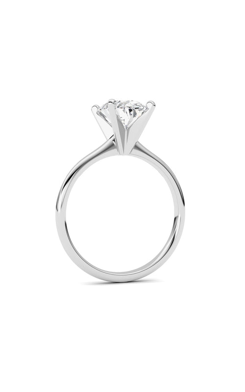 2CTW Oval Shaped Lab Grown Diamond Classic Solitaire Ring in 14K Gold (F/VS)
