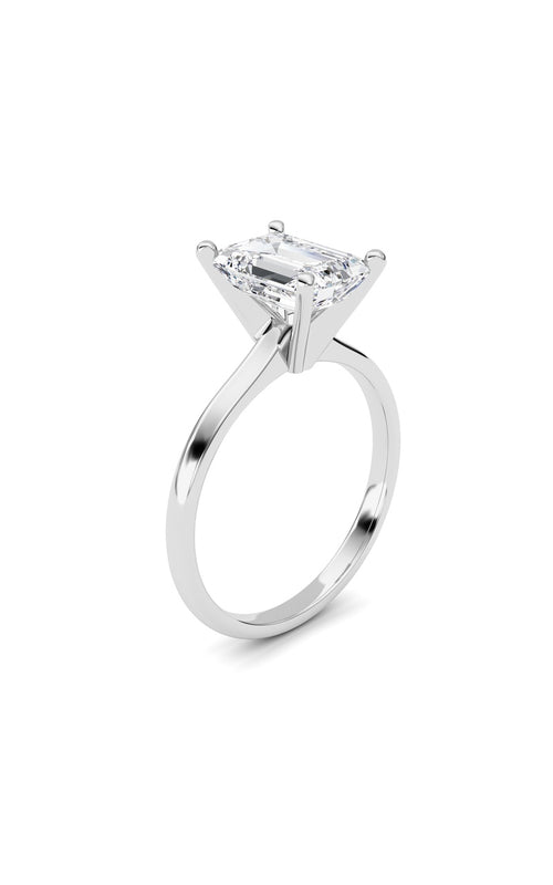 2CTW Radiant Shaped Lab Grown Diamond Classic Solitaire Ring in 14K Gold (F/VS)