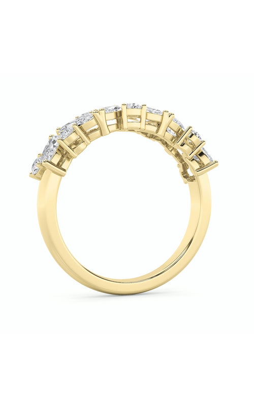1.5CTW Marquise Shaped Lab Grown Diamond (G/VS) Ring in 14K Gold