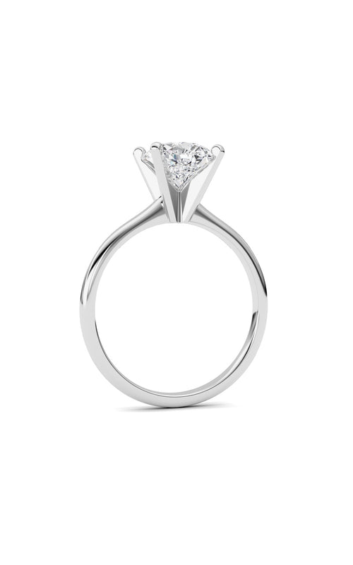 2CTW Pear Shaped Lab Grown Diamond Classic Solitaire Ring in 14K Gold (F/VS)