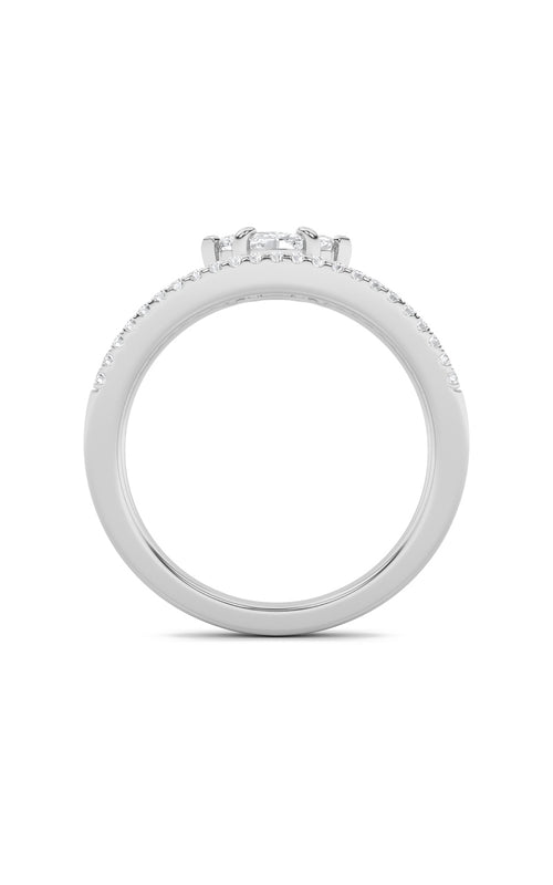 0.5CTW Marquise Shaped Lab Grown Diamond (G/VS) Fashion Ring in 10K Gold