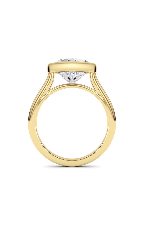 Heart Lab Grown Diamond (F/VS ) Ring in 14K Gold