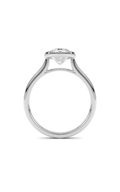 Oval Lab Grown Diamond (F/VS ) Ring in 14K Gold