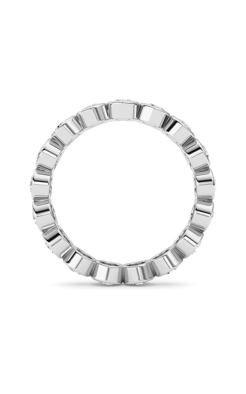 1.8CTW Round Shaped Lab Grown Diamond (F/VS) Eternity Band Ring in 14K Gold