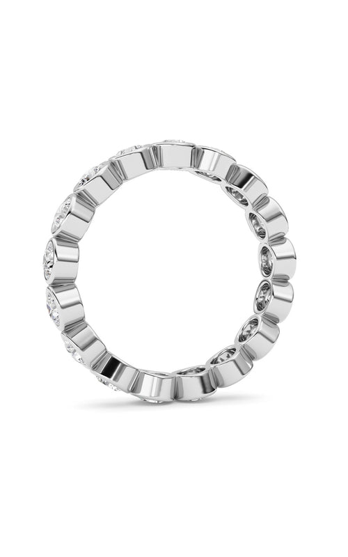 1.8CTW Round Shaped Lab Grown Diamond (F/VS) Eternity Band Ring in 14K Gold