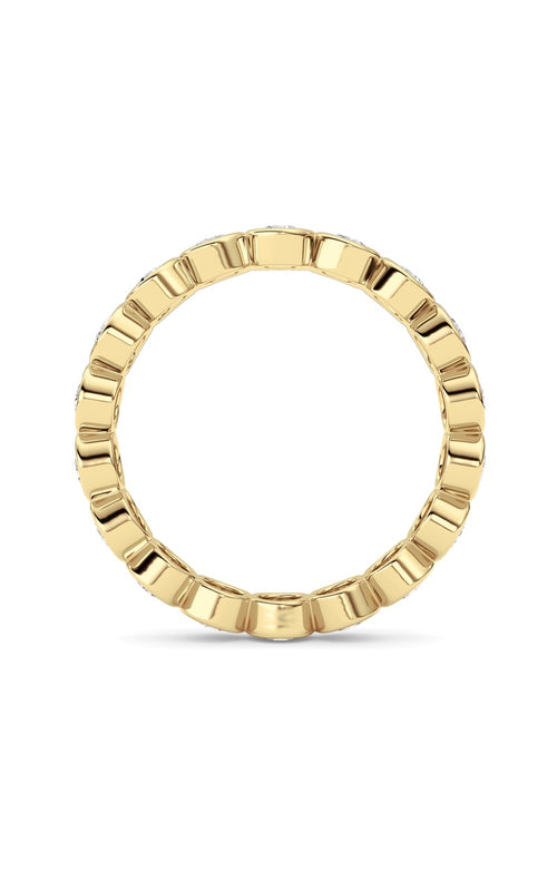 1.8CTW Round Shaped Lab Grown Diamond (F/VS) Eternity Band Ring in 14K Gold