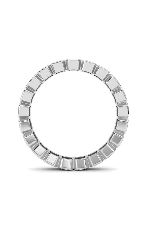 2.6CTW Emerald Shaped Lab Grown Diamond (F/VS) Eternity Band Ring in 14K Gold