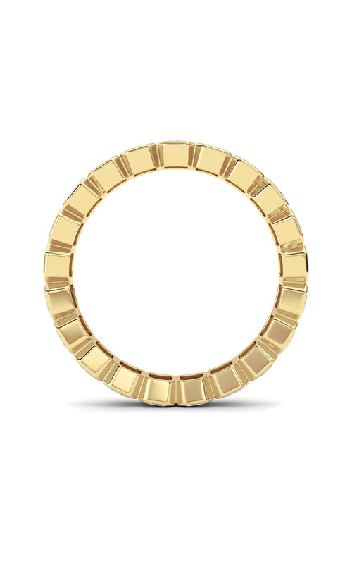 2.6CTW Emerald Shaped Lab Grown Diamond (F/VS) Eternity Band Ring in 14K Gold