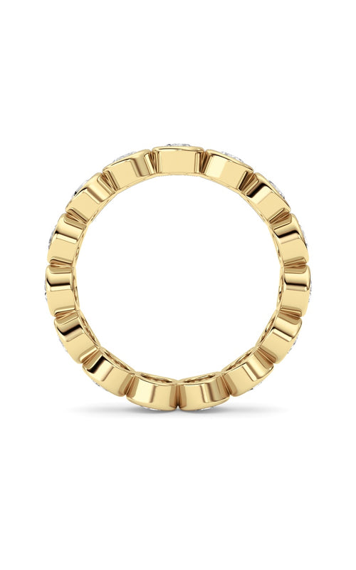 1.8CTW Round Shaped Lab Grown Diamond (F/VS) Eternity Band Ring in 14K Gold